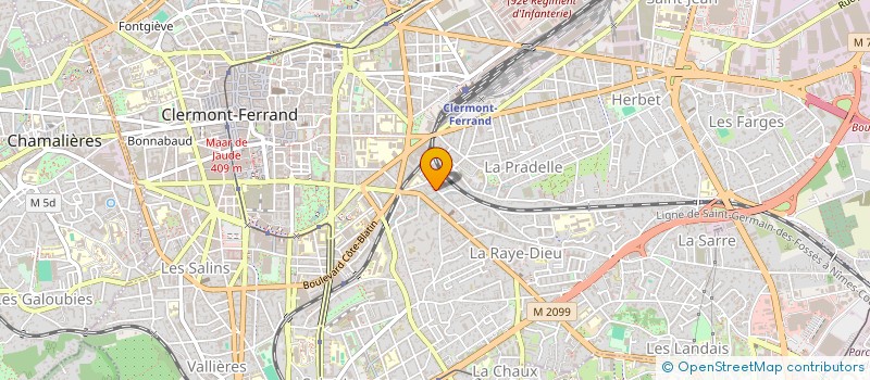 localisation de l'entreprise MONSIEUR JAWID SAYEDI  CLERMONT-FERRAND