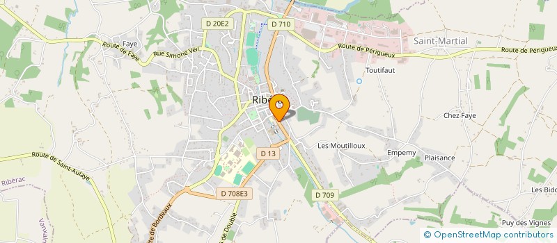 localisation de l'entreprise MONSIEUR JAY DANIEL HERBERT à RIBERAC