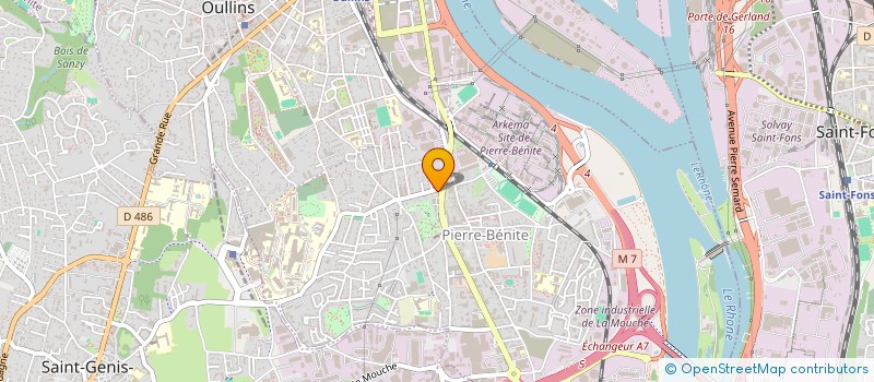 localisation de l'entreprise MONSIEUR JAY HOAREAU  OULLINS-PIERRE-BENITE