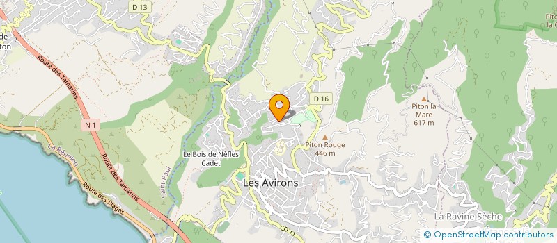 localisation de l'entreprise MONSIEUR JAY-LEEROY COUPAMA à LES AVIRONS