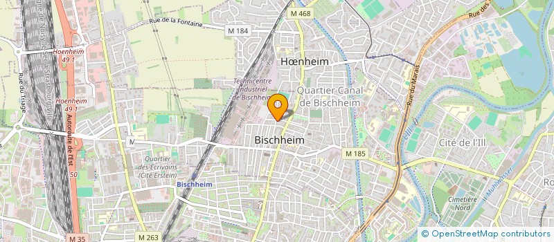 localisation de l'entreprise MONSIEUR JAY-MILES BURCKEL  BISCHHEIM