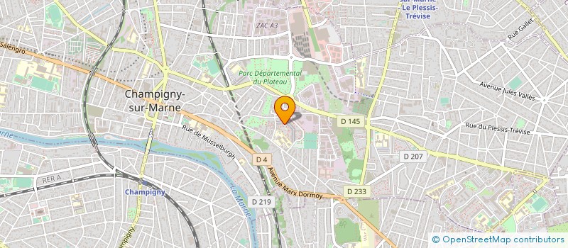 localisation de l'entreprise MONSIEUR JAYCE GENTIL à CHAMPIGNY-SUR-MARNE