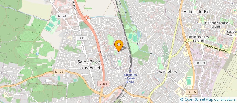 localisation de l'entreprise MONSIEUR JAYDIP VANSADIA  SAINT-BRICE-SOUS-FORET