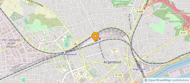 localisation de l'entreprise MONSIEUR JAYGASSEN NAIDOO PAPAYA  ARGENTEUIL