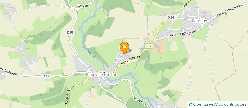 localisation de l'entreprise MONSIEUR JAYSON CORBELIN  BLAINVILLE-CREVON