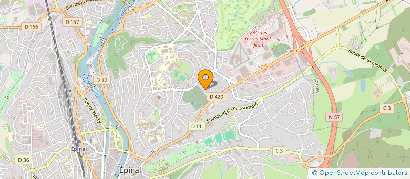 localisation de l'entreprise MONSIEUR JAYSON DE ANGELI  EPINAL