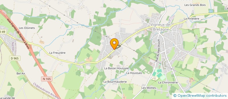 localisation de l'entreprise MONSIEUR JAYSON QUERE à VIGNEUX-DE-BRETAGNE