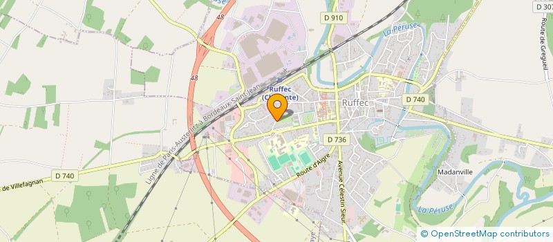 localisation de l'entreprise MONSIEUR JAZZ FAUCHEUX  RUFFEC