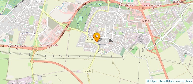 localisation de l'entreprise MONSIEUR JC POREE  IFS