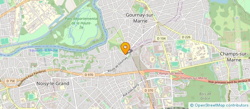 localisation de l'entreprise MONSIEUR JCLAUDE BARRETO à NOISY-LE-GRAND