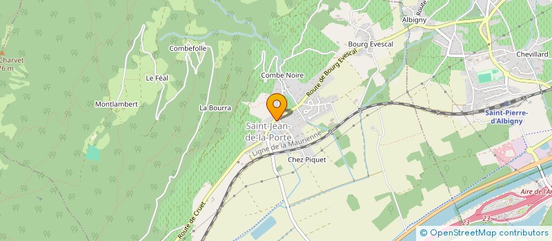 localisation de l'entreprise MONSIEUR JE SAINT GERMAIN  SAINT-PIERRE-D ALBIGNY