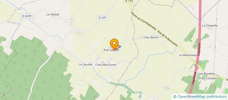 localisation de l'entreprise MONSIEUR JEAAN DOUSSOUX  CHAMPAGNOLLES