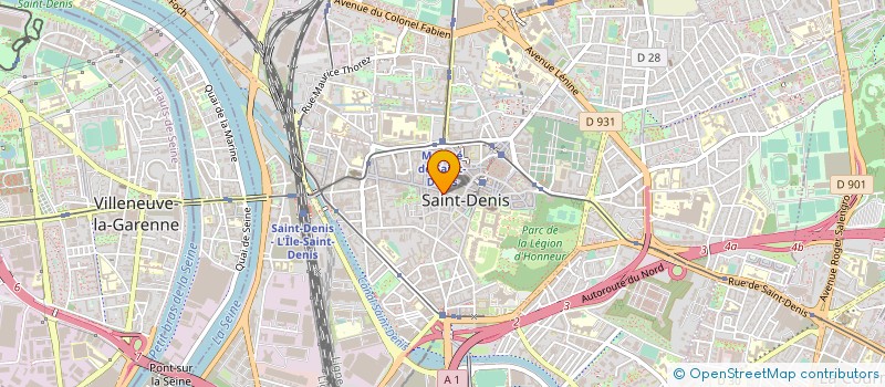 localisation de l'entreprise MONSIEUR JEACQUES BONOU  BOBIGNY