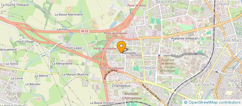 localisation de l'entreprise MONSIEUR JEAMPY LUEMBA  RENNES