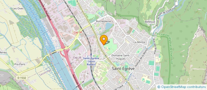 localisation de l'entreprise MONSIEUR JEAN ABADIE  SAINT-EGREVE