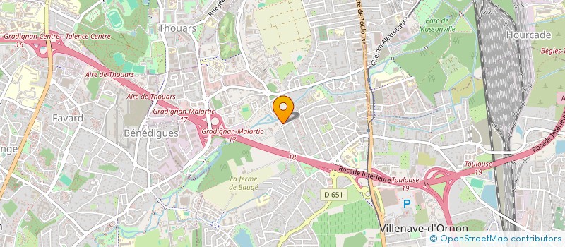 localisation de l'entreprise MONSIEUR JEAN ABADIE  VILLENAVE-D'ORNON