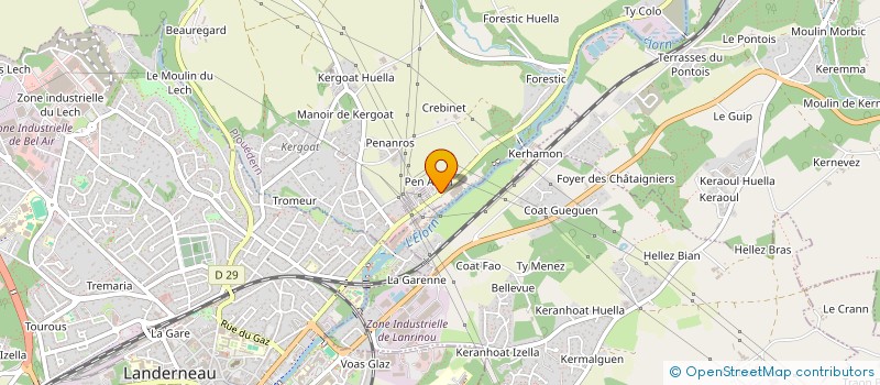 localisation de l'entreprise MONSIEUR JEAN ABALAIN  SAINT-DIVY