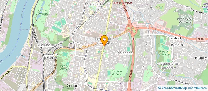 localisation de l'entreprise MONSIEUR JEAN ABATUT à CENON