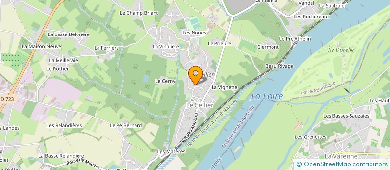 localisation de l'entreprise MONSIEUR JEAN ABECASSIS  LE CELLIER