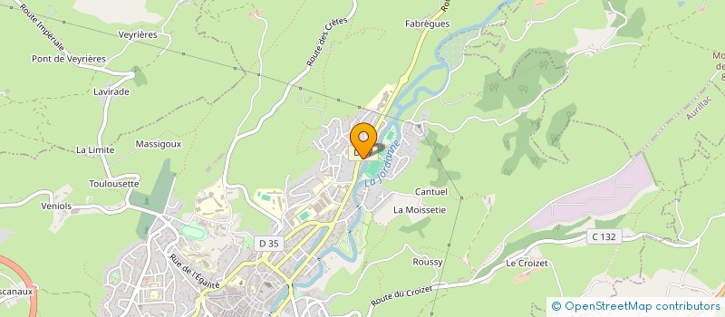 localisation de l'entreprise MONSIEUR JEAN ABEIL à AURILLAC