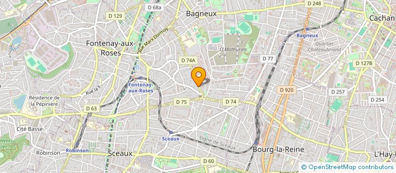 localisation de l'entreprise MONSIEUR JEAN ABEMONTI  FONTENAY-AUX-ROSES