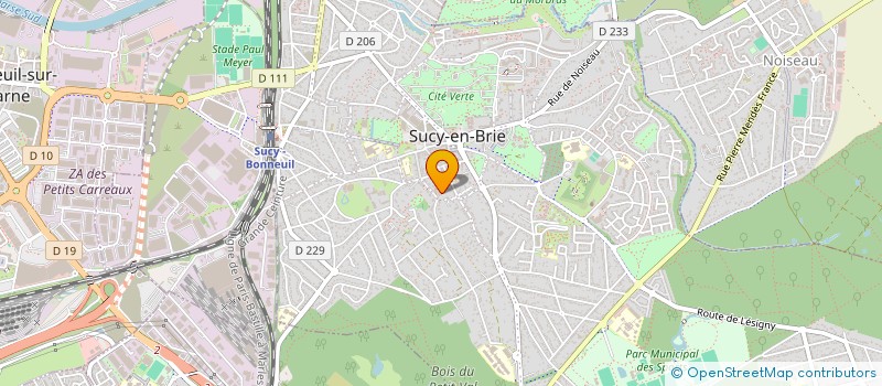 localisation de l'entreprise MONSIEUR JEAN ABOUCHAKRA à SUCY-EN-BRIE