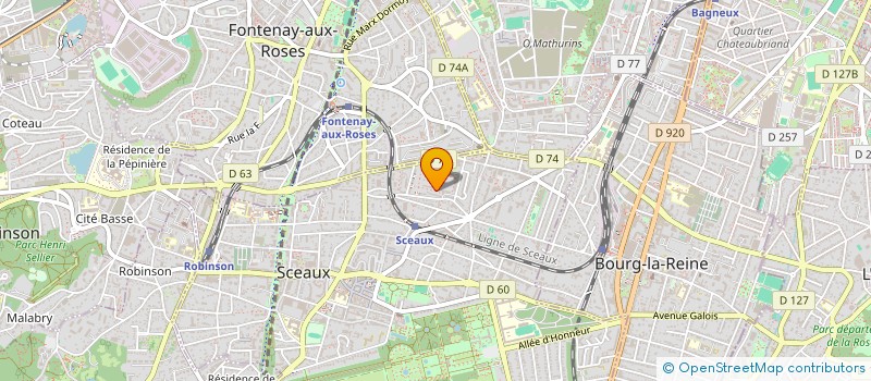 localisation de l'entreprise MONSIEUR JEAN ABOUE à SCEAUX