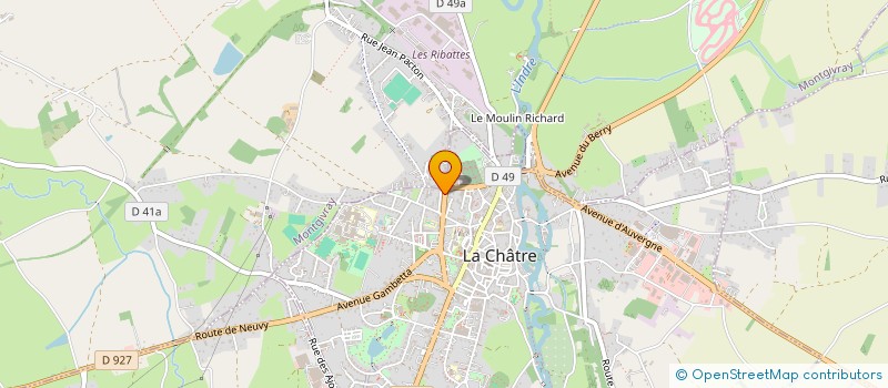 localisation de l'entreprise MONSIEUR JEAN ACCOLAS à LA CHATRE