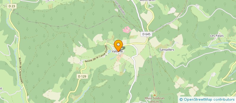 localisation de l'entreprise MONSIEUR JEAN ACHAINTRE  CLAVEISOLLES