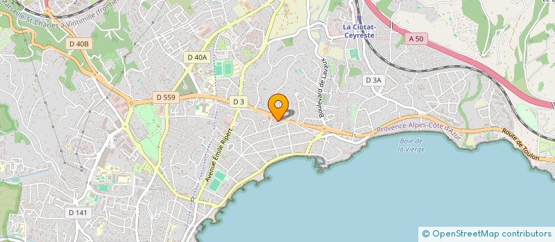 localisation de l'entreprise MONSIEUR JEAN ACHE à LA CIOTAT