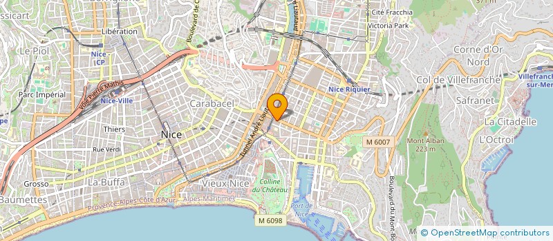 localisation de l'entreprise MONSIEUR JEAN ACHIARDY à NICE