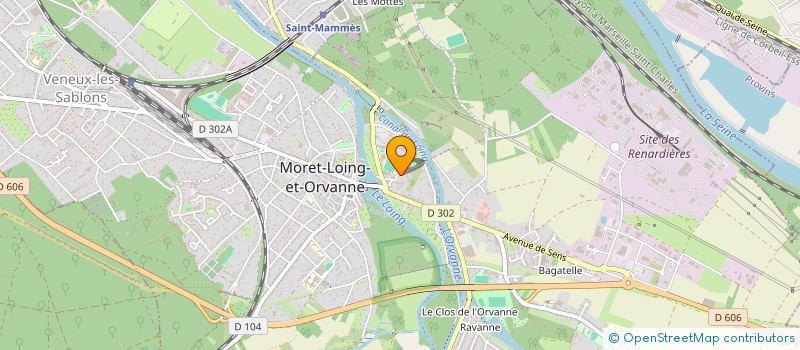 localisation de l'entreprise MONSIEUR JEAN ACHIN  MORET-LOING-ET-ORVANNE