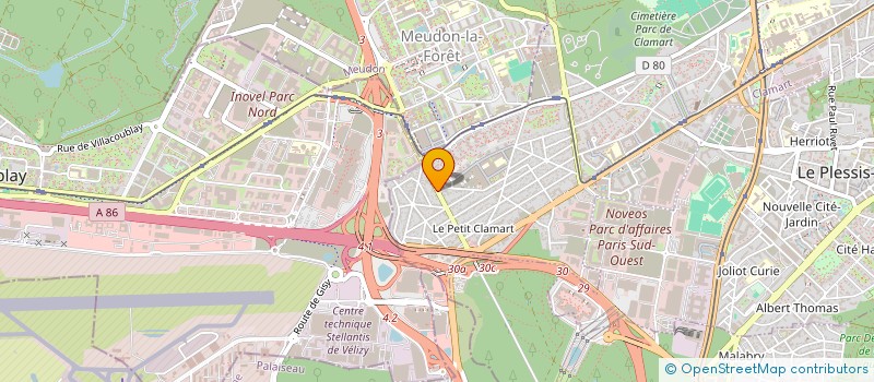 localisation de l'entreprise MONSIEUR JEAN ADAM à CLAMART