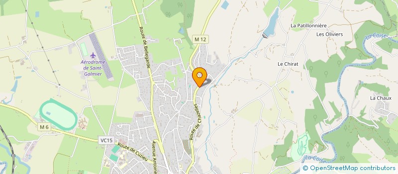 localisation de l'entreprise MONSIEUR JEAN ADAM  SAINT-GALMIER