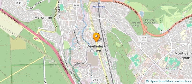localisation de l'entreprise MONSIEUR JEAN-ADAM PIGNE  DEVILLE-LES-ROUEN