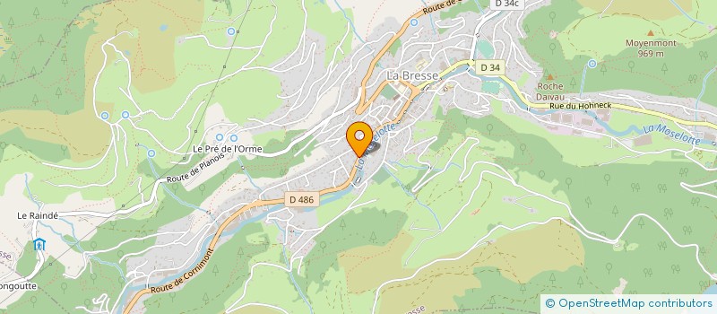 localisation de l'entreprise MONSIEUR JEAN ADAMI  LA BRESSE