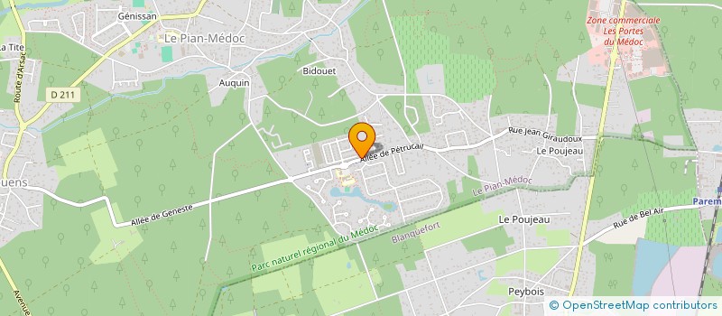 localisation de l'entreprise MONSIEUR JEAN ADEL  LE PIAN-MEDOC