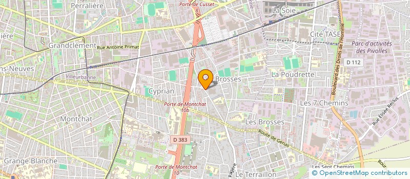 localisation de l'entreprise MONSIEUR JEAN ADEL  VILLEURBANNE