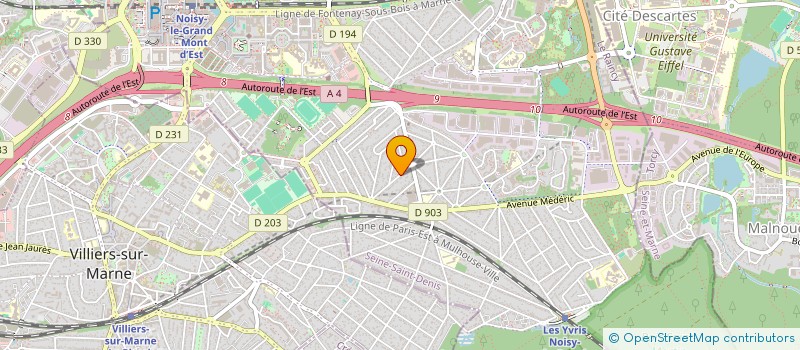 localisation de l'entreprise MONSIEUR JEAN ADJIAGE  NOISY-LE-GRAND