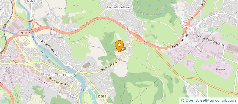 localisation de l'entreprise MONSIEUR JEAN-ADRIEN MALFREYT  SAINT-GERMAIN-LAPRADE