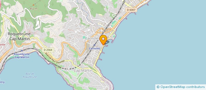 localisation de l'entreprise MONSIEUR JEAN AFCHAIN à ROQUEBRUNE-CAP-MARTIN