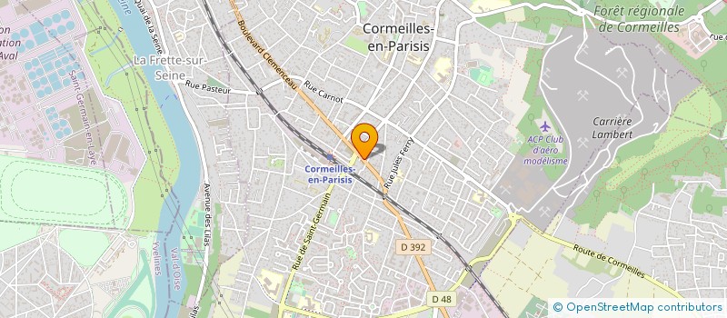 localisation de l'entreprise MONSIEUR JEAN AGALIAS  CORMEILLES-EN-PARISIS