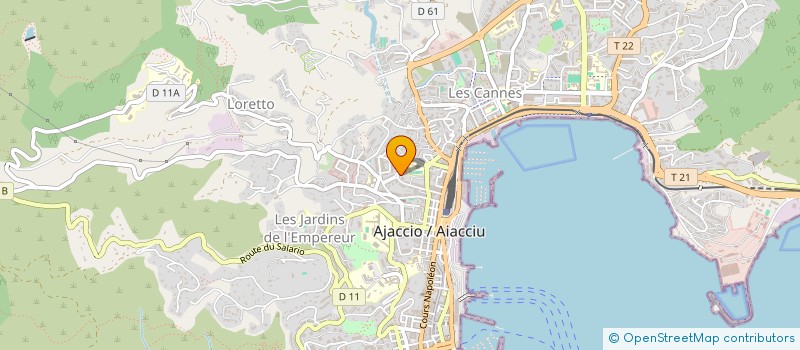 localisation de l'entreprise MONSIEUR JEAN AGNETTI à AJACCIO