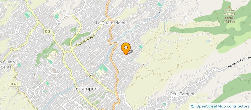 localisation de l'entreprise MONSIEUR JEAN AH-AOUN  LE TAMPON