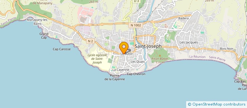 localisation de l'entreprise MONSIEUR JEAN AH LAM à SAINT-JOSEPH