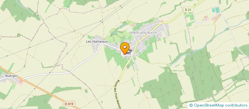 localisation de l'entreprise MONSIEUR JEAN AHLSWEH  HELFRANTZKIRCH