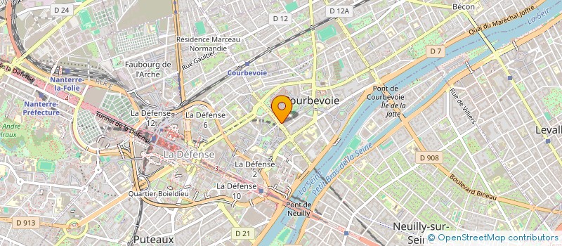 localisation de l'entreprise MONSIEUR JEAN AIACH à COURBEVOIE