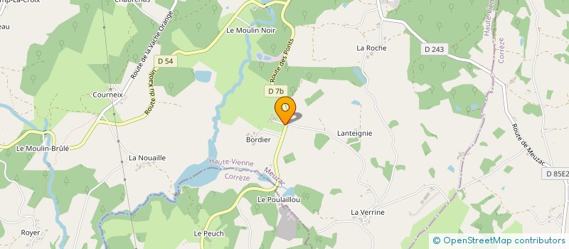 localisation de l'entreprise MONSIEUR JEAN AIGUEPERSE à MEUZAC