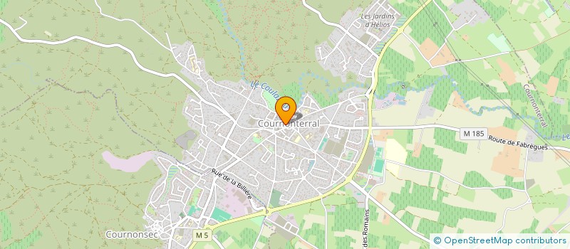 localisation de l'entreprise MONSIEUR JEAN-AIME BETEND à COURNONTERRAL