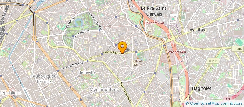 localisation de l'entreprise MONSIEUR JEAN AIME MOUKETOU  PARIS